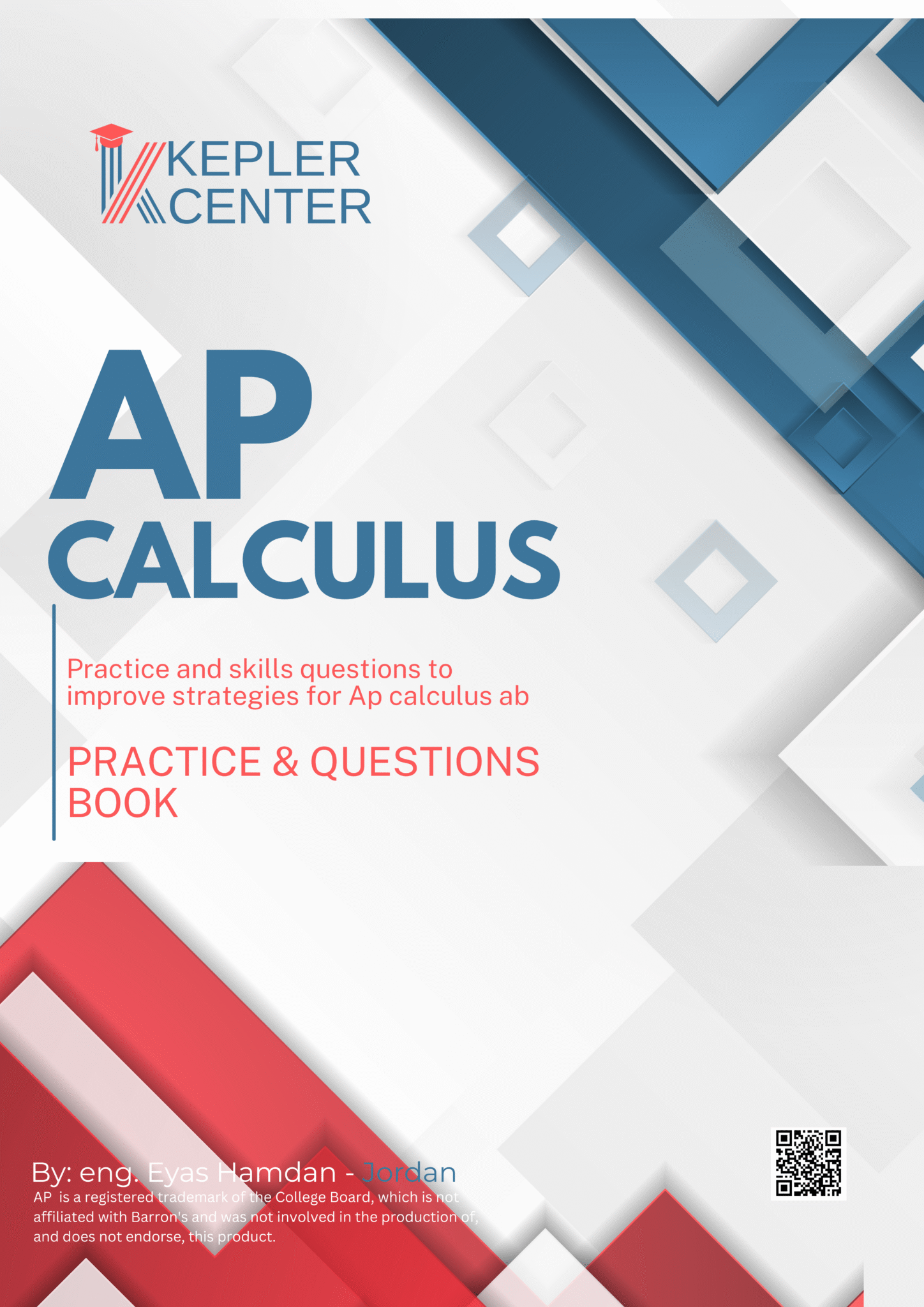 Ap Math Book Logo AP CALCULUS E.BOOK PRACTICE QUESTIONS – Kepler AP , EST , ACT , SAT center